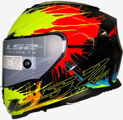 《遠古騎士》LS2 FF800 STORM-II DROP 黑黃紅 內墨鏡 全罩安全帽