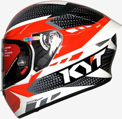 《遠古騎士》KYT TT-COURS TTC #G 黑紅 金屬排齒扣 TTC 全罩 安全帽