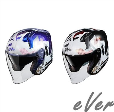 《遠古騎士》MING FENG MF-320 #F 系列 半罩 安全帽 內墨片