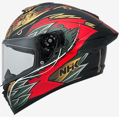 《遠古騎士》NHK K5R 嘉魯達 黑金 全罩安全帽 超輕量 透氣