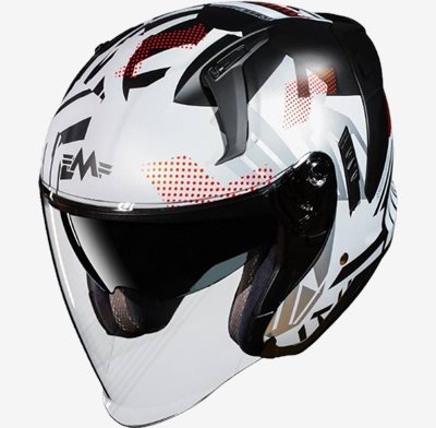 《遠古騎士》MING FENG MF-320 #F 黑 半罩 安全帽 內墨片