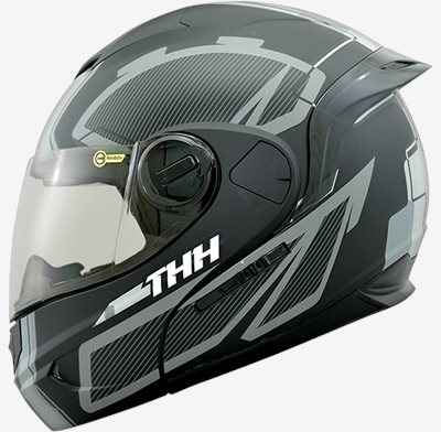 《遠古騎士》THH T-797N 萬花筒  平光黑/銀灰 內墨鏡 可樂帽 安全帽 全可拆