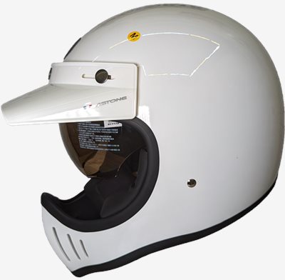 《遠古騎士》ASTONE super retro 亮白 山車帽 916 復古帽 內鏡 安全帽