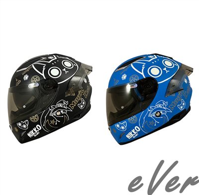 《遠古騎士》Nikko N802S #10 很多貓咪安全帽 全罩式 安全帽