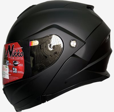 《遠古騎士》Nikko N-902 II 素色 霧面黑 汽水帽 可樂帽 可掀式安全帽