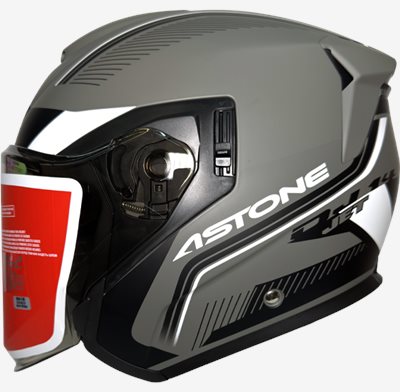 《遠古騎士》ASTONE DJ14 BQ1 平褐黑 半罩式安全帽