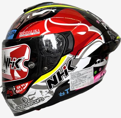 《遠古騎士》 NHK K5R AL21 #11 印尼站 全罩安全帽 超輕量 透氣