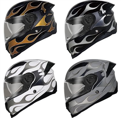 《遠古騎士》THH T840B ON FIRE 雙鏡片 雙D扣 全罩安全帽