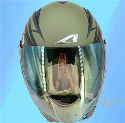 《遠古騎士》ASTONE RST 半罩安全帽專用鏡片 電鍍金