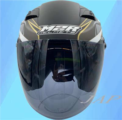 《遠古騎士》M2R J7 深墨 半罩原廠安全帽鏡片 J-7 M2-R