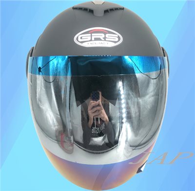《遠古騎士》GRS 649 專用電鍍五彩 半罩 安全帽原廠鏡片