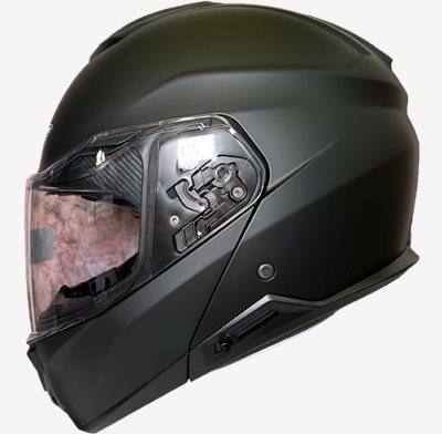 《遠古騎士》M2R OX-3 素色款 消光黑 內藏鏡片 可樂帽 預留耳機位 安全帽