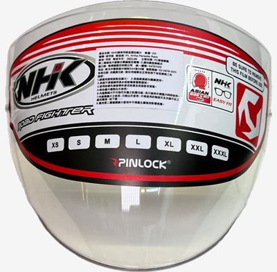 《遠古騎士》NHK R1 V1 R-1 透明 專用原廠長鏡片半罩 安全帽