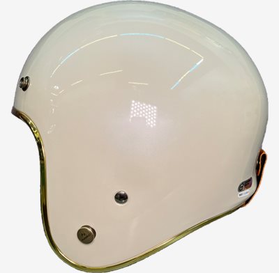 《遠古騎士》NIKKO N-401 復古青年新色調 素色 山梔花 半罩 安全帽 復古帽