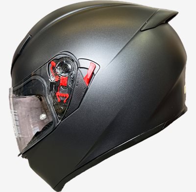 《遠古騎士》AGV K-3 SV K3SV BLACK 平黑 全罩 安全帽 內置遮陽片