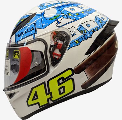 《遠古騎士》AGV K-1 Rossi Winter Test 2017 雪屋 全罩安全帽入門 亞洲版 K1義大利