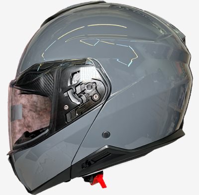 《遠古騎士》M2R OX-3 素色款 水泥灰 內藏鏡片 可樂帽 預留耳機位 安全帽