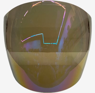 《遠古騎士》瑞獅 ZEUS 202D 原廠專用電鍍五彩鏡片 半罩 安全帽