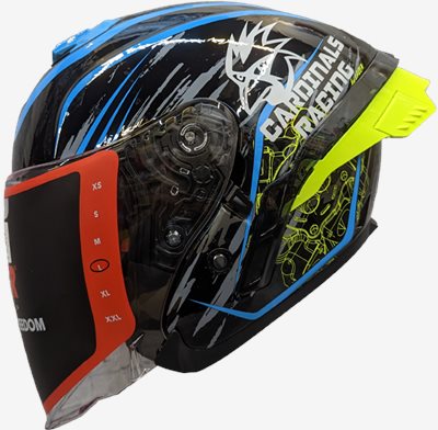《遠古騎士》LAZER 安全帽 TANGO Cardinals Racing 內墨鏡 耳機曹 半罩