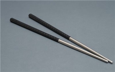 知竹不鏽鋼環保筷(六角形)