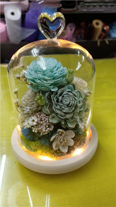 不凋花鐘罩