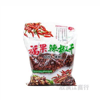 【福果】辣椒干 切片條狀(葷素皆可食用) 600克