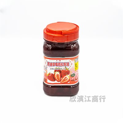 【大湖】濃糖草莓顆粒果醬-1.7公斤