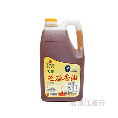 【富味鄉 】大班 芝麻香油  3公升