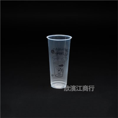 【PP】 90口徑 660cc 塑膠冷飲杯 外帶杯