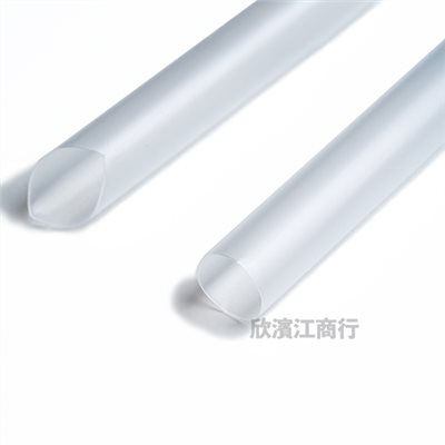 【PP】12口徑21公分 吸管 單支包裝 透明