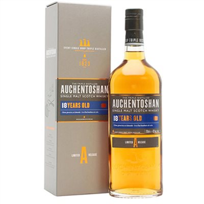 歐肯特軒18年單一麥芽威士忌 Auchentoshan 18 Years Old Single Malt Scotch Whisky