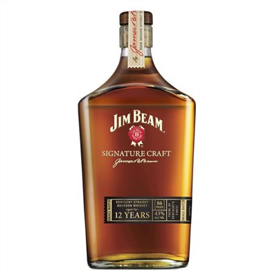 金賓大師精選12年波本威士忌 JIM BEAM SIGNATURE CRAFT 12 YEARS KENTUCKY STRAIGHT BOURBON WHISKEY