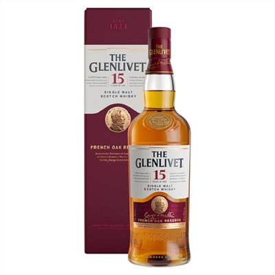 格蘭利威15年單一麥芽威士忌 The Glenlivet 15Yo Single Malt Scotch Whisky