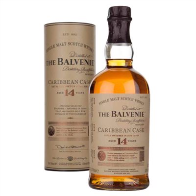 百富14年 加勒比海蘭姆桶 單一純麥威士忌 The Balvenie Caribbean Cask Aged 14 Years