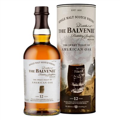 百富故事系列12年糖心橡木The Balvenie 12 Year Old The Sweet Toast of American Oak Single Malt Whisky
