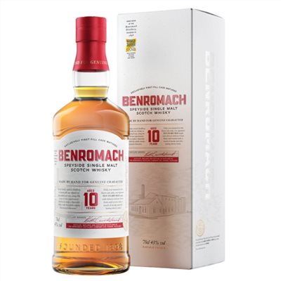 百樂門10年單一麥芽威士忌 Benromach 10 Years Single Malt Scotch Whisky