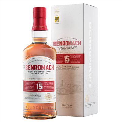 百樂門15年單一麥芽威士忌Benromach 15YO Speyside Single Malt Scotch Whisky