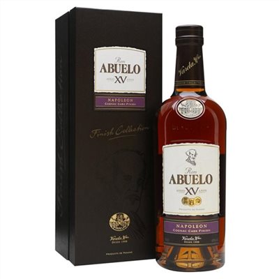 老爺 15年陳年干邑桶蘭姆酒Ron Abuelo XV Napoleon Cognac Cask Finish