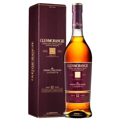 格蘭傑12年雪莉桶單一純麥威士忌1000ML Glenmorangie Lasanta 12Y Single Malt Scotch Whisky