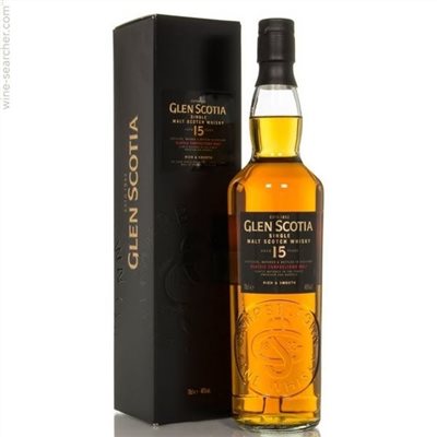格蘭帝15年單一純麥威士忌GLEN SCOTIA 15 YEAR OLD SINGLE MALT SCOTCH WHISKY
