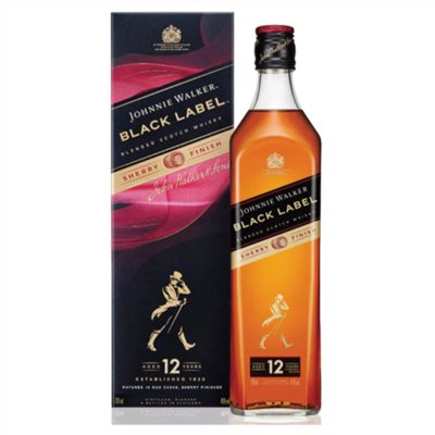 約翰走路黑牌12年雪莉桶風味限定第二版JOHNNIE WALKER BLACK LABEL 12Y SHERRY EDITION 2