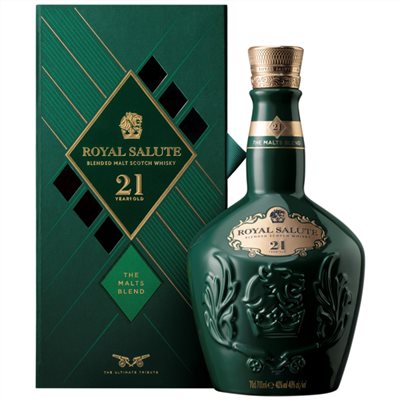 皇家禮炮 21年(綠)麥芽調和威士忌ROYAL SALUTE 21Y THE MALTS BLEND WHISKY