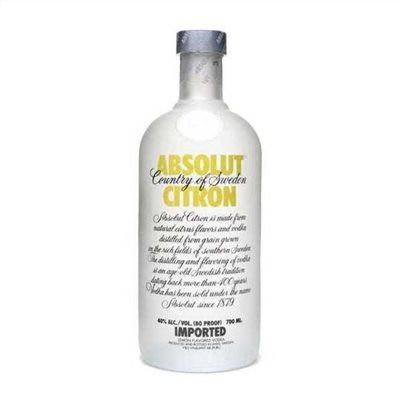 ABS絕對伏特加檸檬Absolut Citron Vodaka