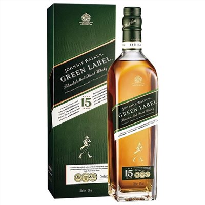 約翰走路綠牌15年威士忌JOHNNIE WALKER GREEN LABEL 15Y