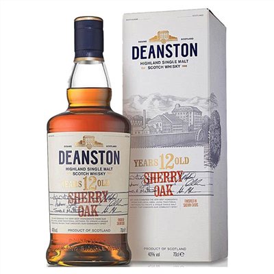 汀士頓12年雪莉桶單一麥芽威士忌 Deanston 12yo Sherry Oak Single Malt Whisky(缺貨中)