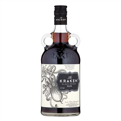 加勒比凱肯章魚五香黑蘭姆酒1000MLThe Kraken Black Spiced Rum