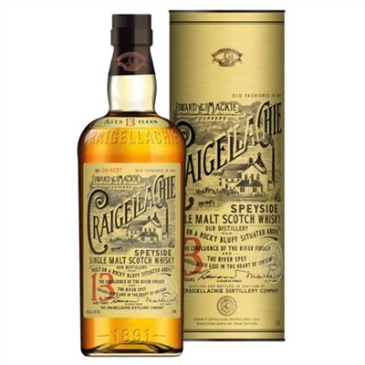 魁列奇13年單一麥芽威士忌CRAIGELLACHIE 13Y SPEYSIDE SINGLE MALT SCOTCH WHISKY