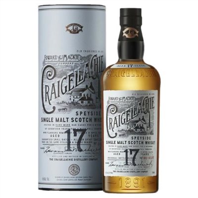 魁列奇17年單一麥芽威士忌CRAIGELLACHIE 17Y SPEYSIDE SINGLE MALT SCOTCH WHISKY