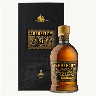 艾柏迪 21年單一麥芽威士忌ABERFELDY 21Y HIGHLAND SINGLE MALT SCOTCH WHISKY