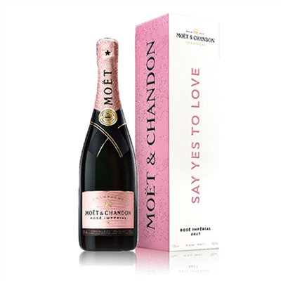 酩悅粉紅香檳-情人節傳愛訊息禮盒Moët & Chandon Rosé Impérial Champagne Say Yes To Love